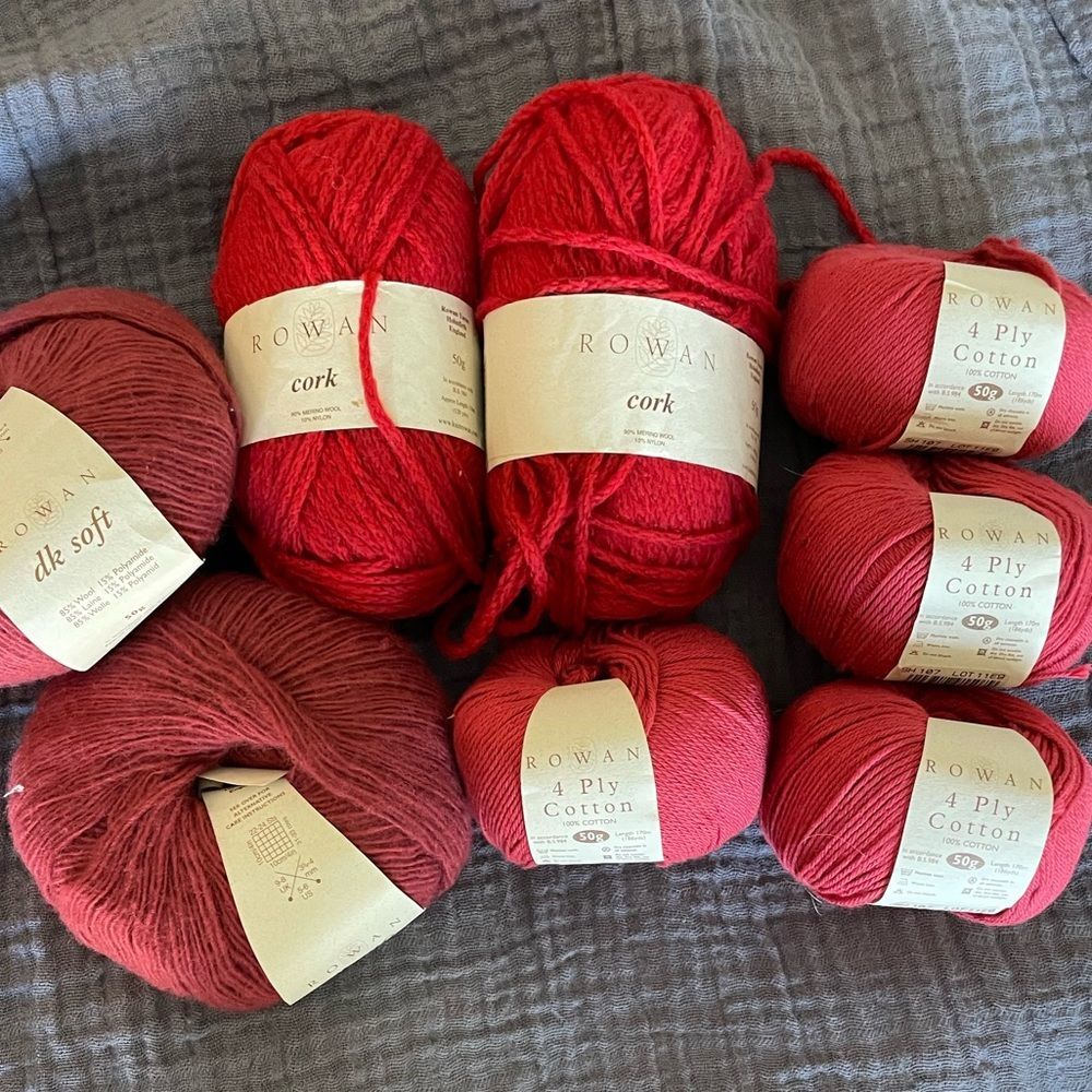 Lot of 8 skeins of Rowan Yarn